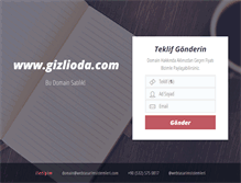 Tablet Screenshot of gizlioda.com